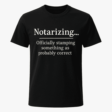Notarizing Definition Tee