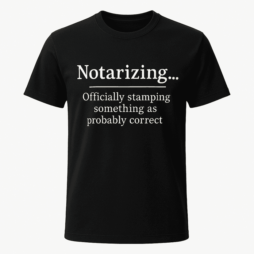 Notarizing Definition Tee