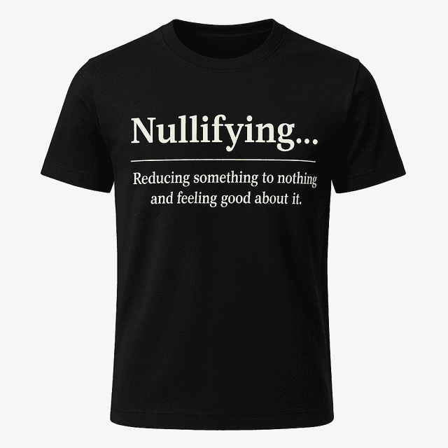 Nullifying Definition Tee