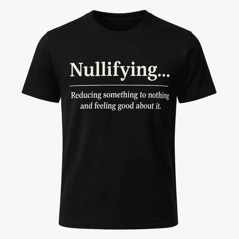 Nullifying Definition Tee