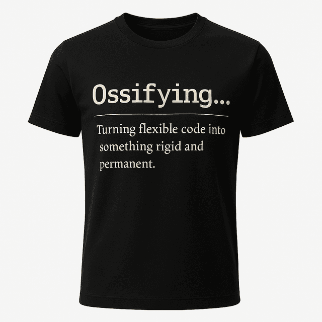 Ossifying Definition Tee
