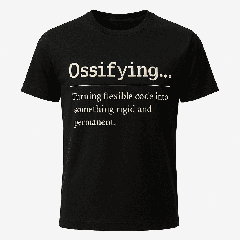 Ossifying Definition Tee