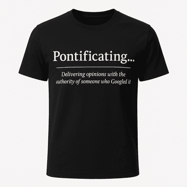 Pontificating Definition Tee