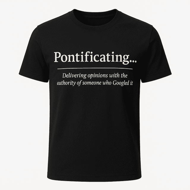 Pontificating Definition Tee