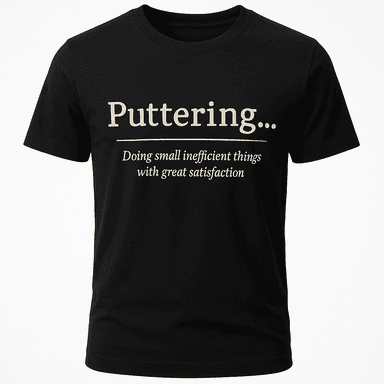 Puttering Definition Tee