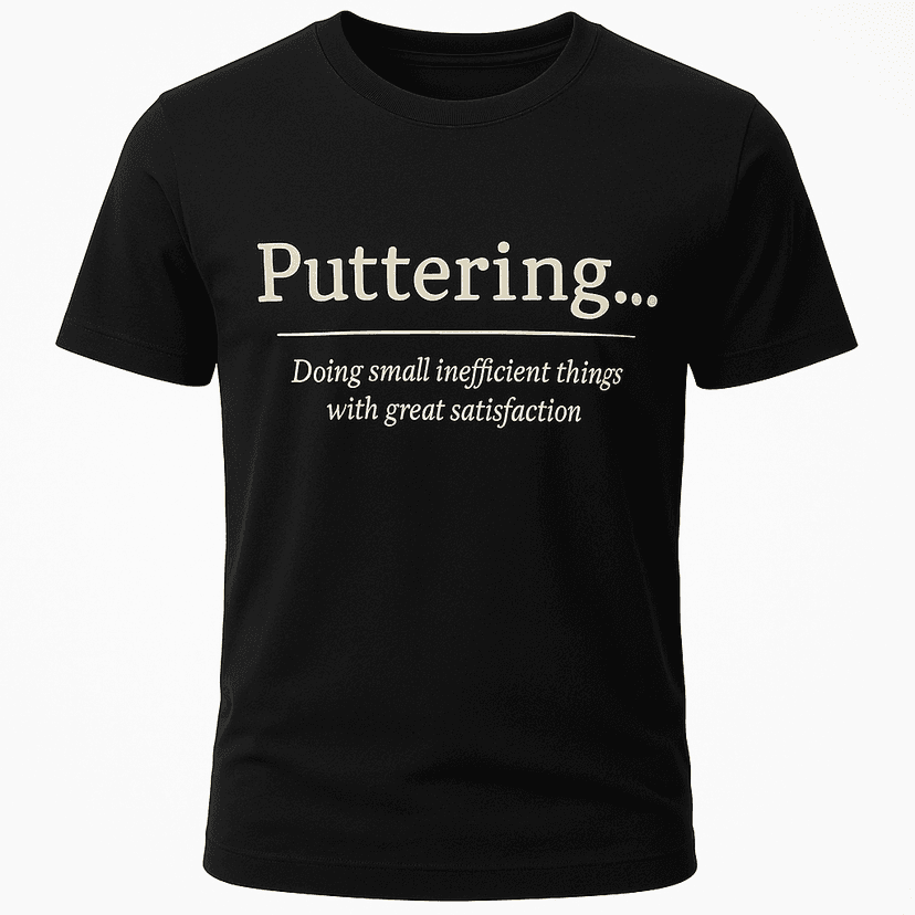 Puttering Definition Tee