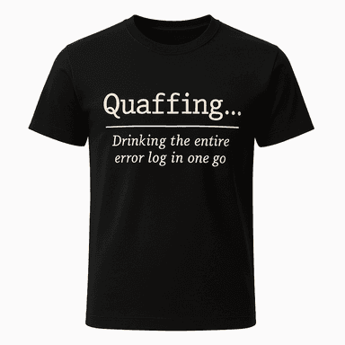 Quaffing Definition Tee