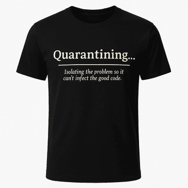 Quarantining Definition Tee