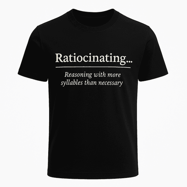 Ratiocinating Definition Tee