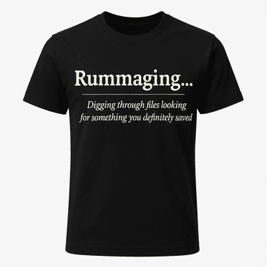 Rummaging Definition Tee