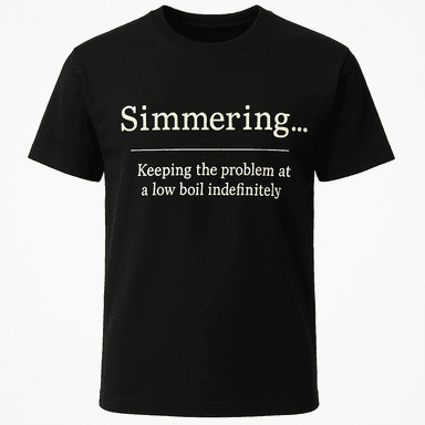 Simmering Definition Tee