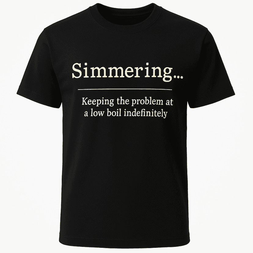 Simmering Definition Tee
