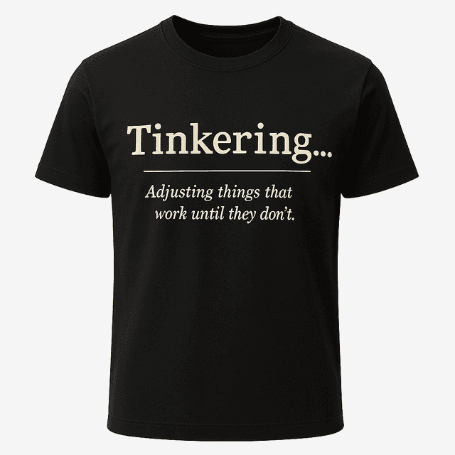 Tinkering Definition Tee