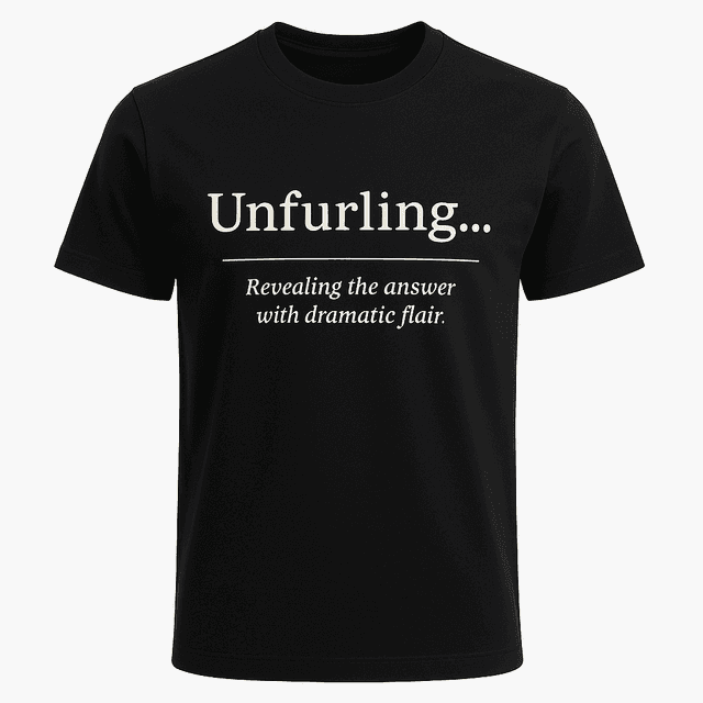 Unfurling Definition Tee