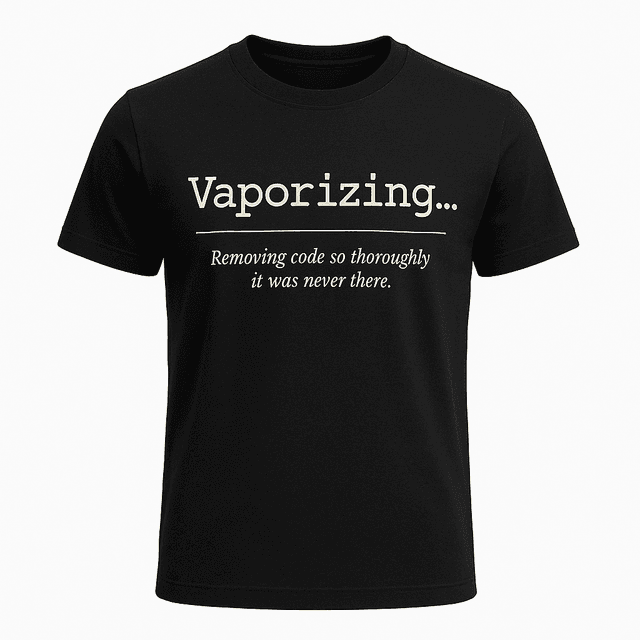 Vaporizing Definition Tee
