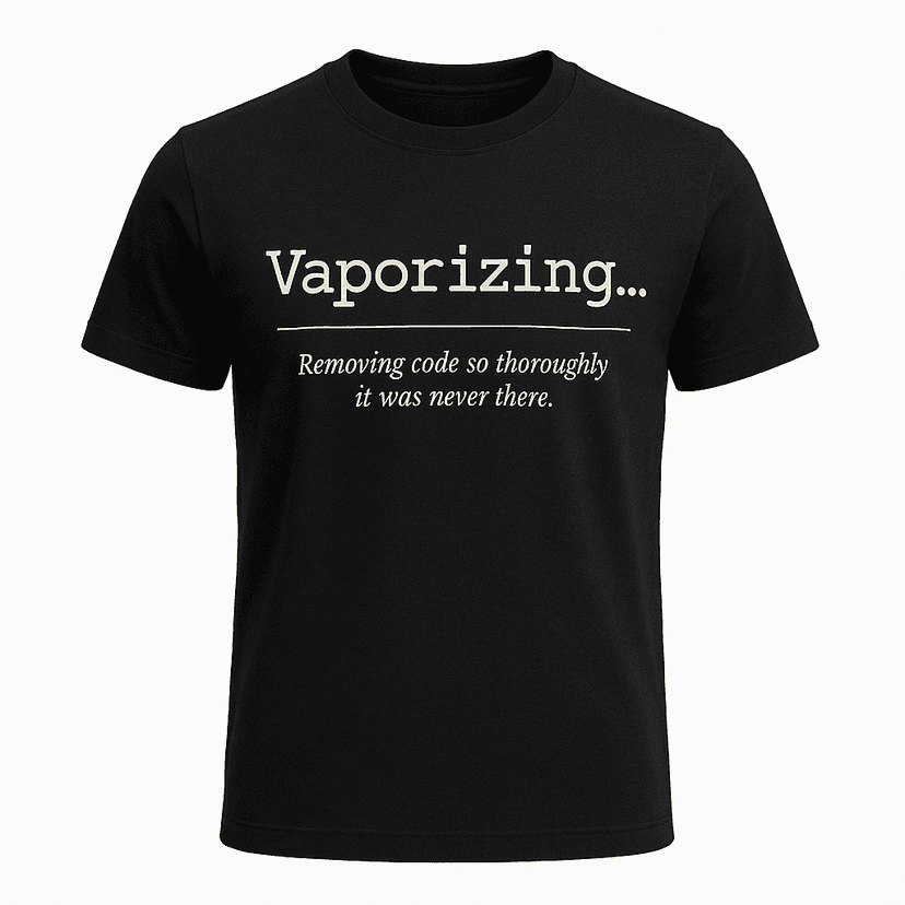 Vaporizing Definition Tee