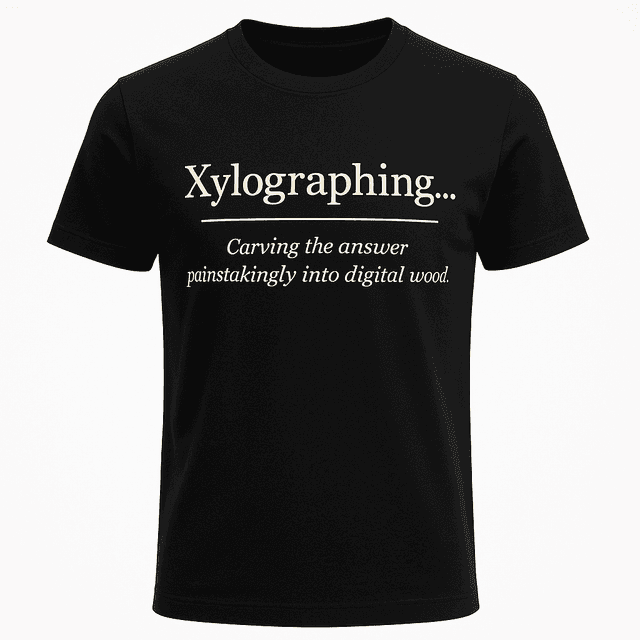 Xylographing Definition Tee