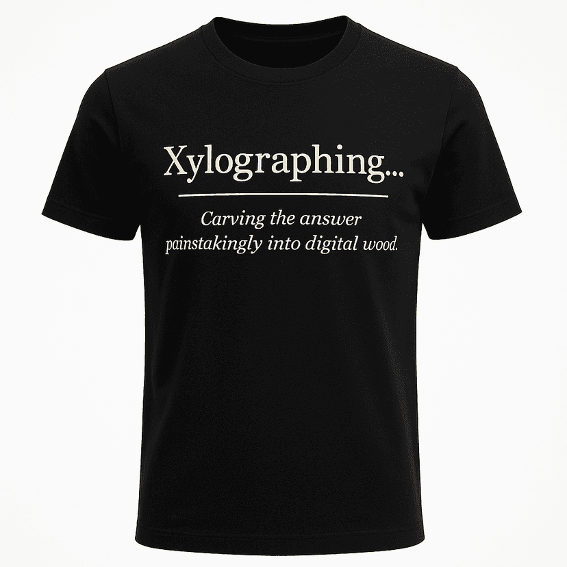 Xylographing Definition Tee