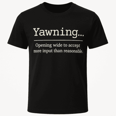 Yawning Definition Tee