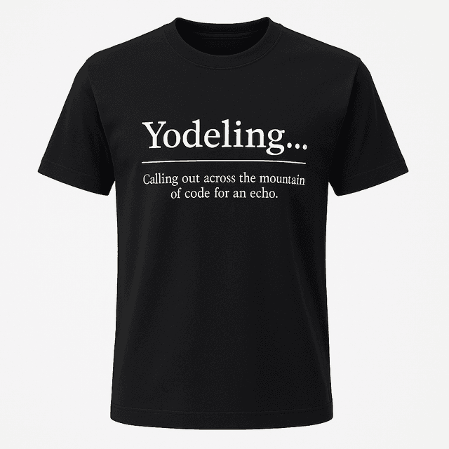 Yodeling Definition Tee