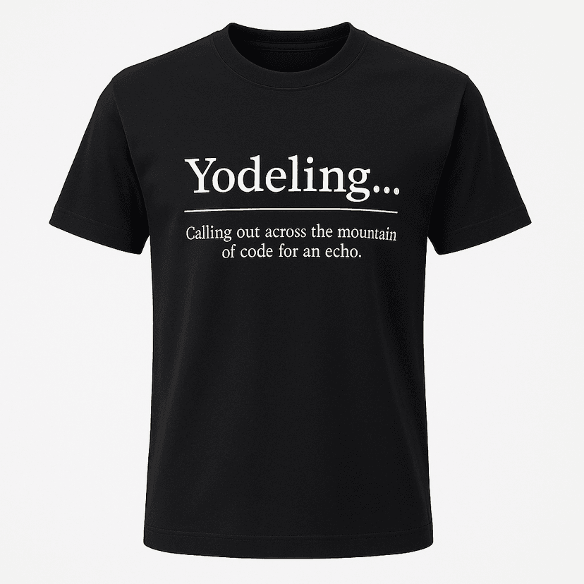 Yodeling Definition Tee