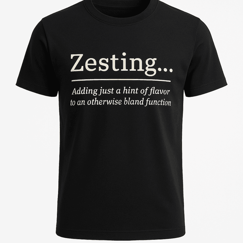 Zesting Definition Tee