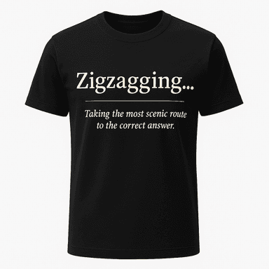 Zigzagging Definition Tee