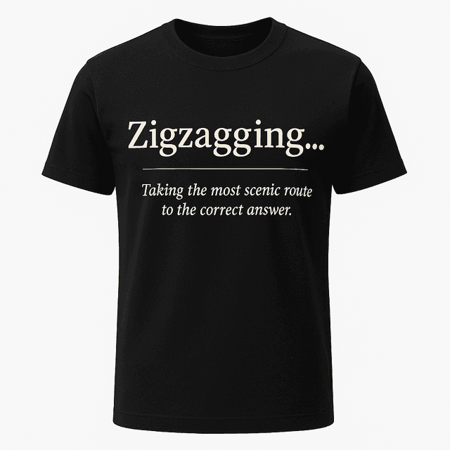 Zigzagging Definition Tee