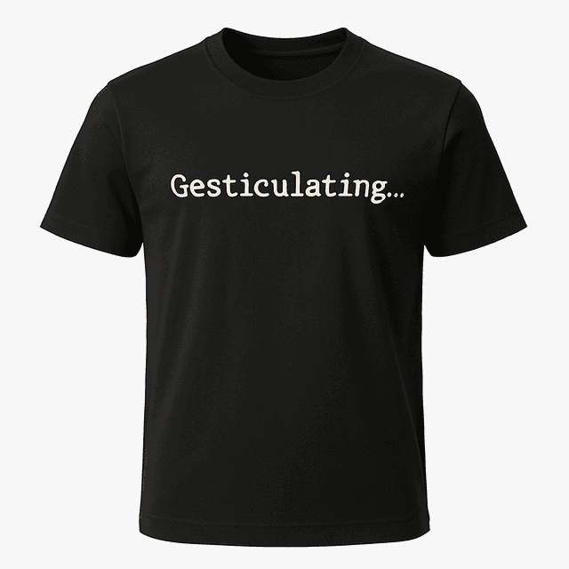 Gesticulating Tee