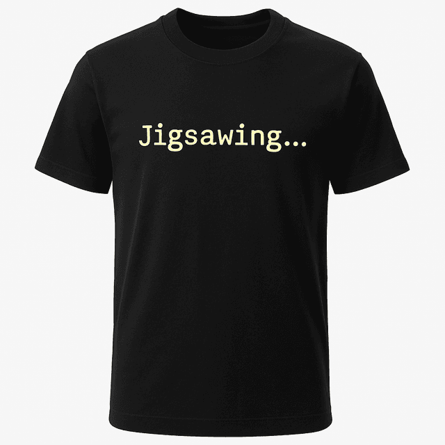 Jigsawing Tee