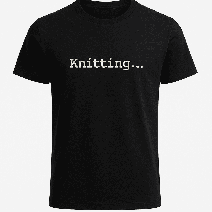 Knitting Tee