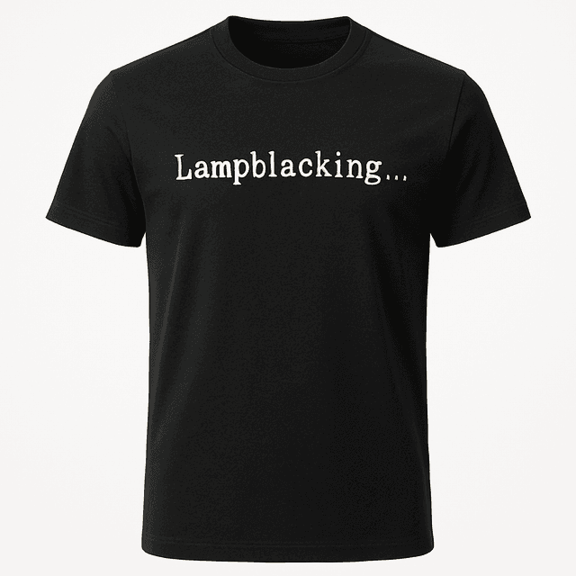 Lampblacking Tee