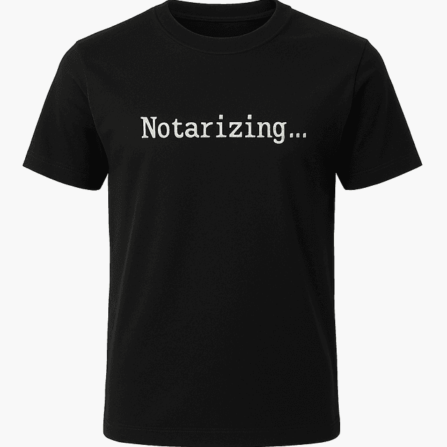 Notarizing Tee