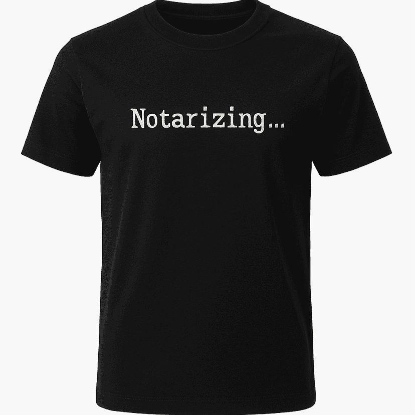 Notarizing Tee