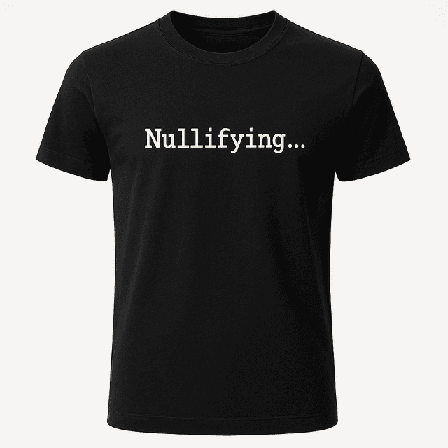 Nullifying Tee