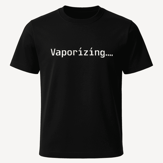 Vaporizing Tee