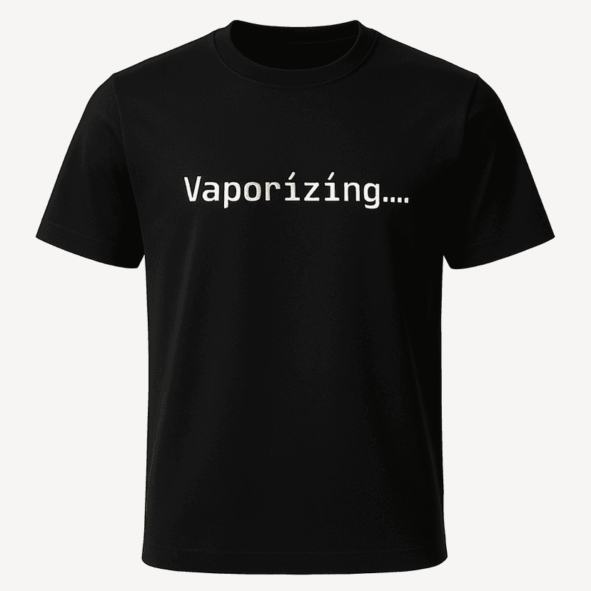 Vaporizing Tee