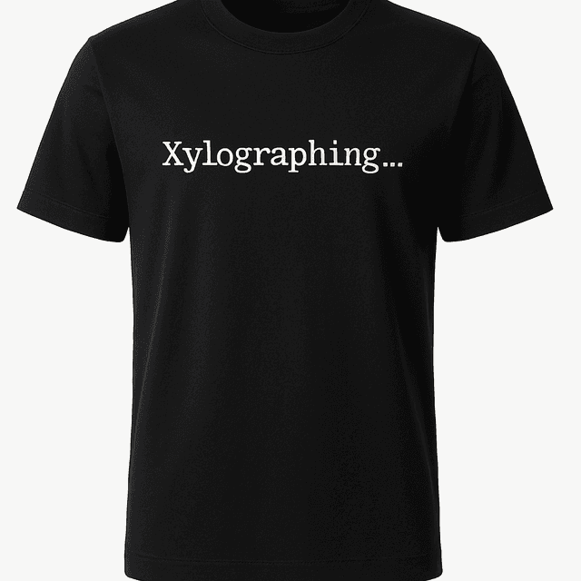 Xylographing Tee