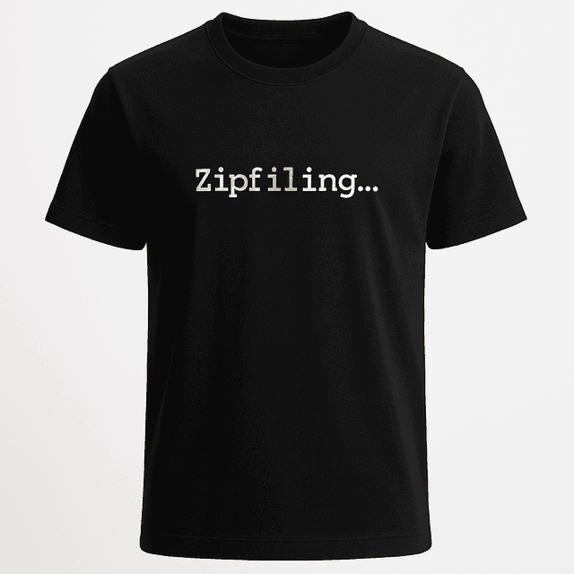 Zipfiling Tee