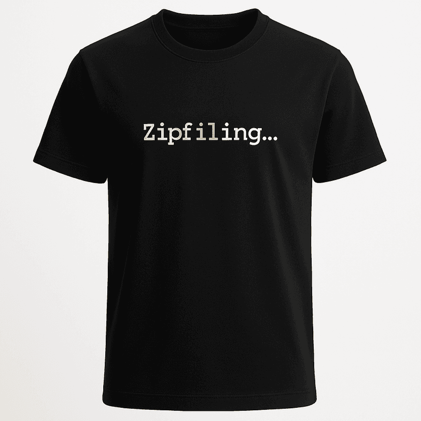 Zipfiling Tee